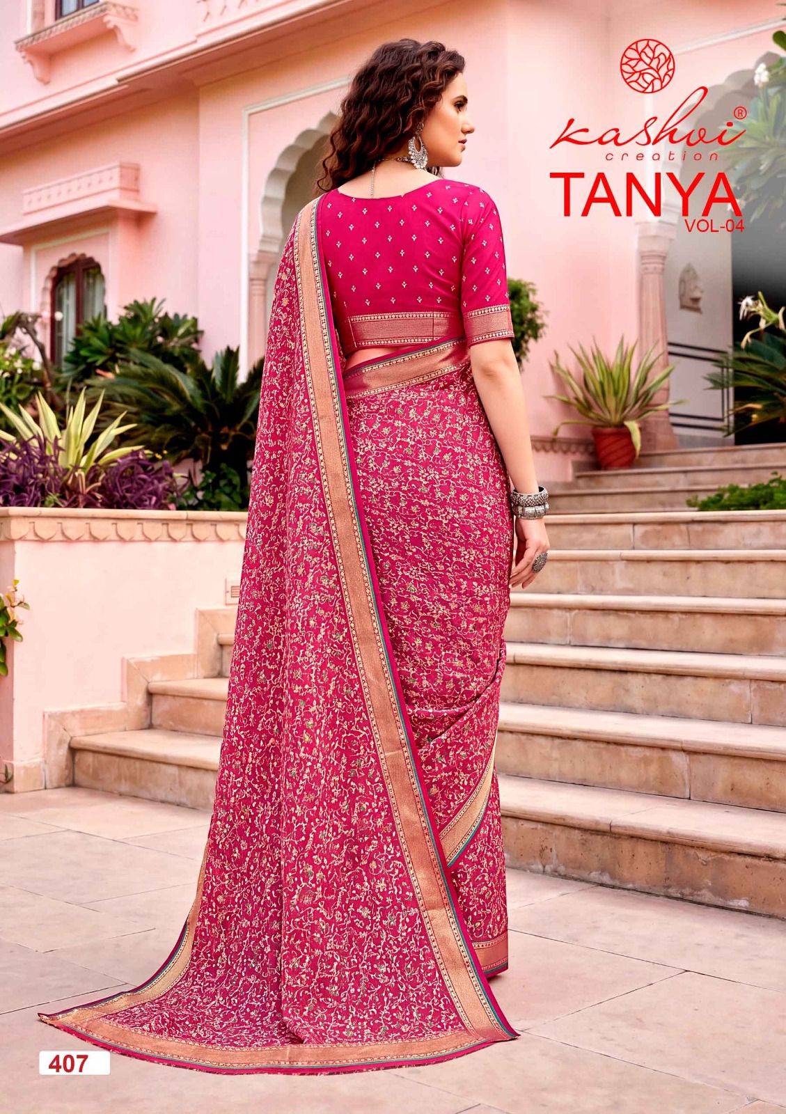 TANYA VOL. 4 By KASHVI CREATION 401 To 408 Series 